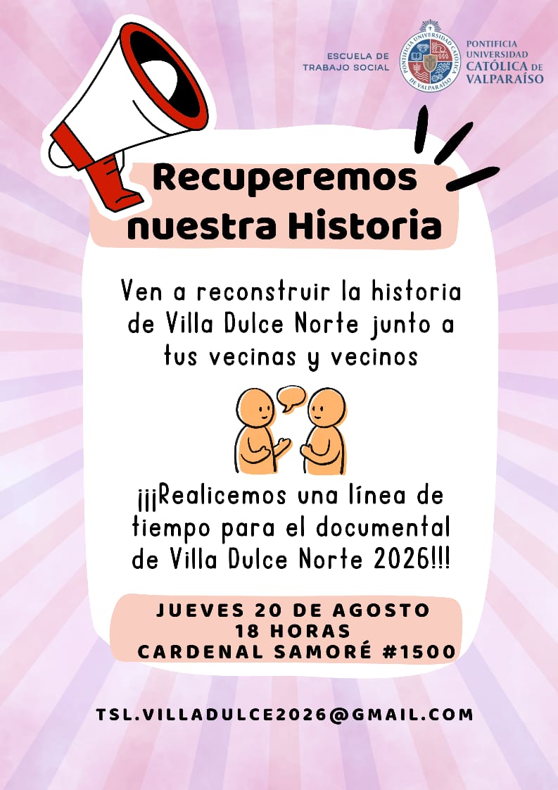Afiche del taller "Recuperemos nuestra Historia"